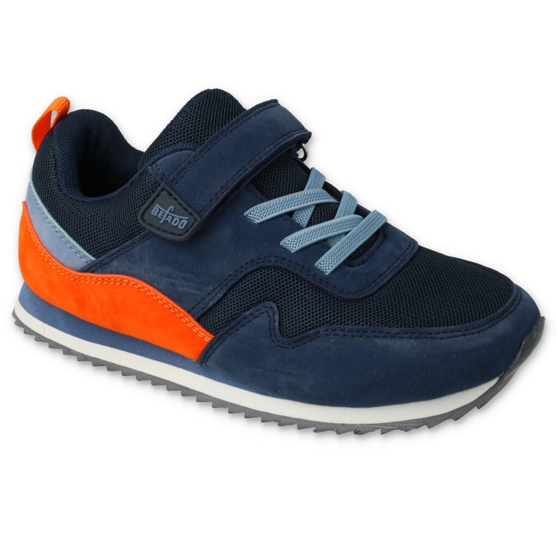 Pantofi copii Befado cu Velcro, bleumarin albastru