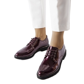 Inna Pantofi din piele lacuita burgundy de la Florentina roșu Inna Pantofi din piele lacuita burgundy de la Florentina roșu
