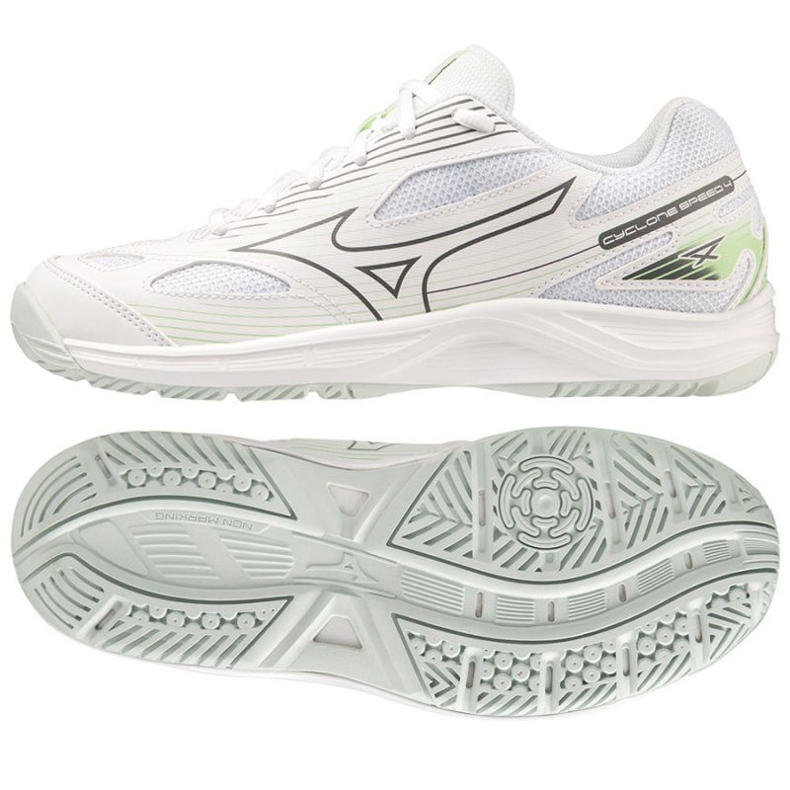 Pantofi de volei Mizuno Cyclone Speed ​​​​4 W V1GC238035 alb alb