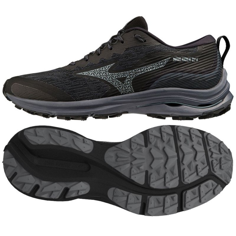 Pantofi de alergare Mizuno Wave Rider Gtx M J1GC227901 negru Pantofi de alergare Mizuno Wave Rider Gtx M J1GC227901 negru