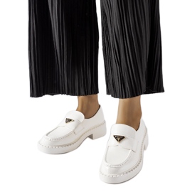 Inna Mocasini de dama albi Milne