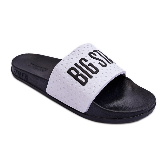 Flip-flops clasici pentru damă Big Star MM274713 alb și negru