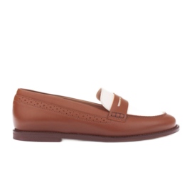 Marco Shoes Mocasini din piele naturala maro Marco Shoes Mocasini din piele naturala maro