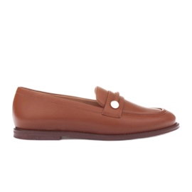 Marco Shoes Mocasini si mocasini din piele maro Marco Shoes Mocasini si mocasini din piele maro