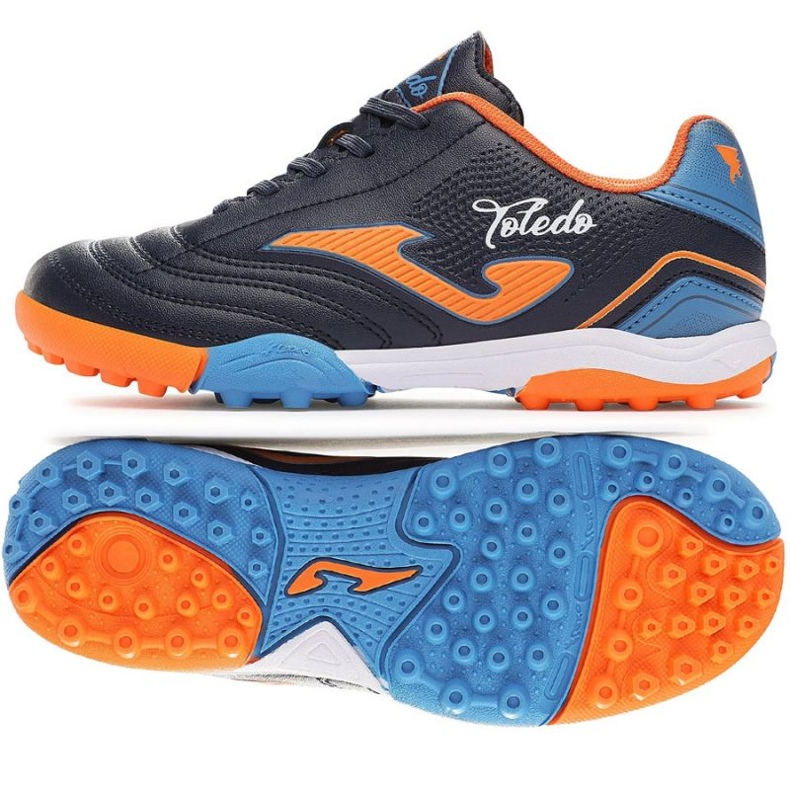Pantofi de fotbal Joma Toledo 2303 Tf Jr TOJW2303TF albastru Pantofi de fotbal Joma Toledo 2303 Tf Jr TOJW2303TF albastru