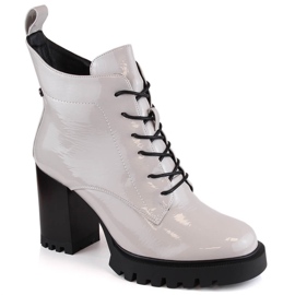 Brevet dama, botine izolate, gri, S.Barski