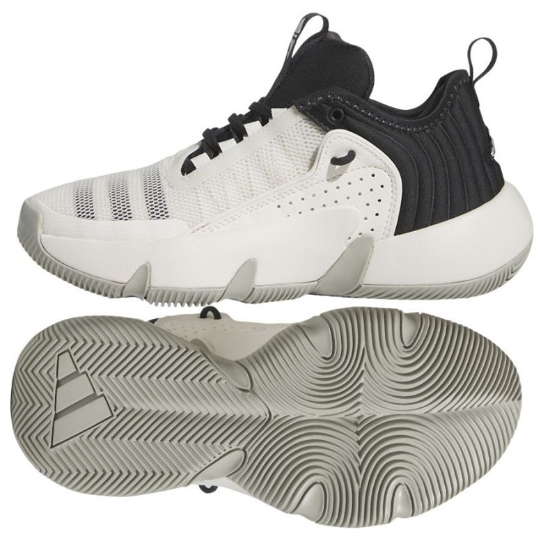 Pantofi de baschet Adidas Trae Unlimited Jr IG0704 alb