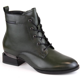 Cizme izolate de dama cu toc inalt, verde Vinceza 58158 Cizme izolate de dama cu toc inalt, verde Vinceza 58158