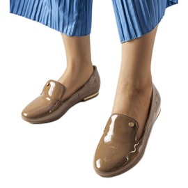 Pantofi maro lacuiti Lang Pantofi maro lacuiti Lang