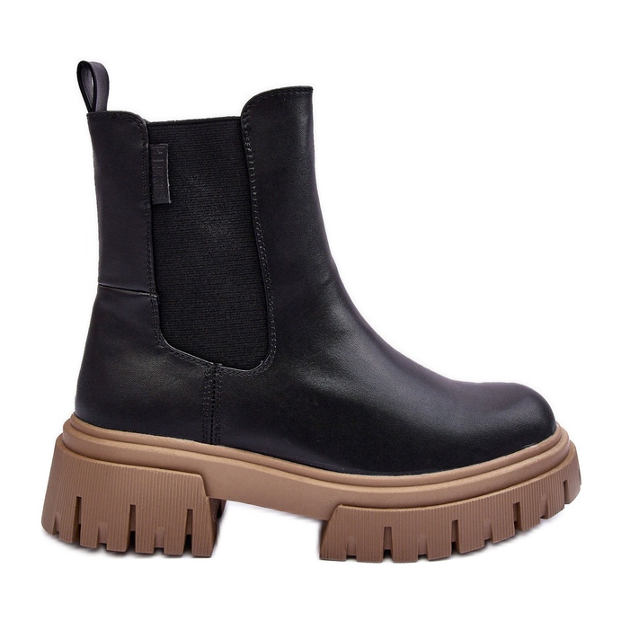 Cizme chelsea masive izolate Big Star MM274606 Negru