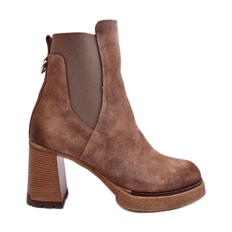 Botine din piele intoarsa Maro Lemar Liresa