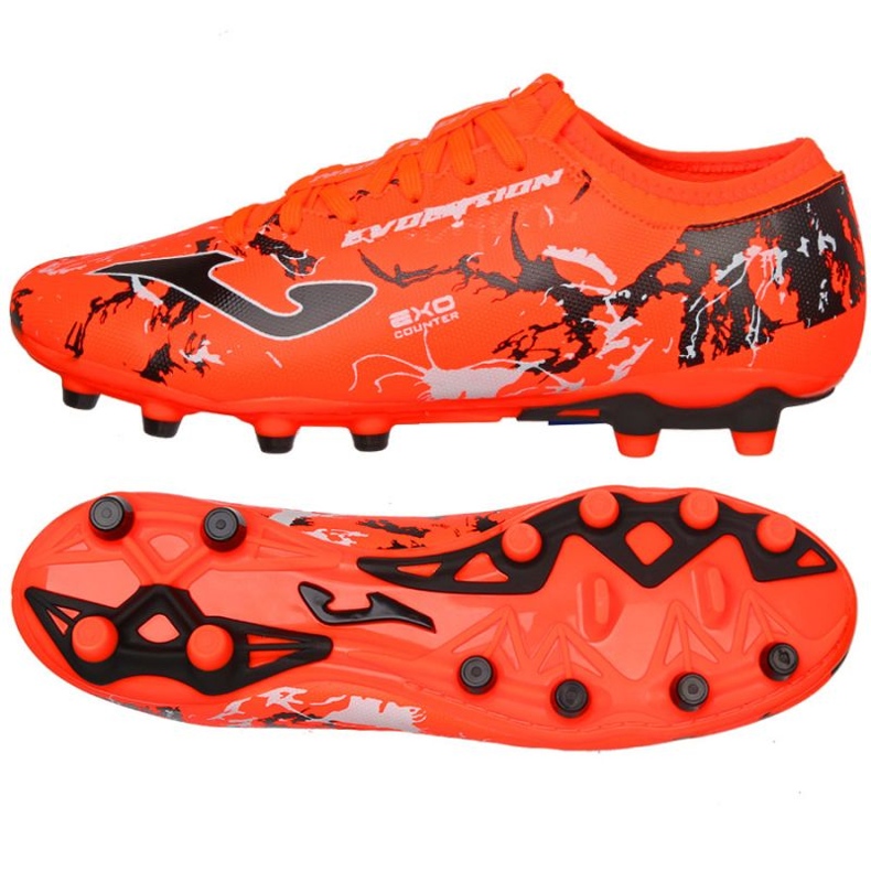 Pantofi de fotbal Joma Evolution 2307 Fg M EVOW2307FG roșu