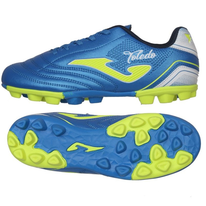 Pantofi de fotbal Joma Toledo 2304 Hg Jr TOJW2304HG albastru Pantofi de fotbal Joma Toledo 2304 Hg Jr TOJW2304HG albastru