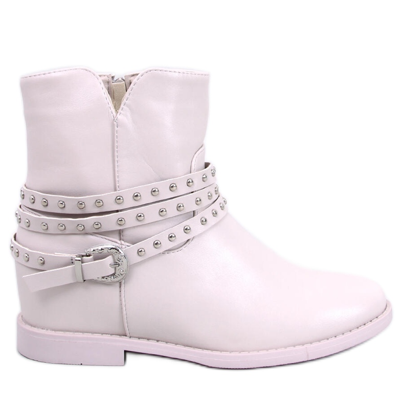 Botine cu pană Stovall Beige bej