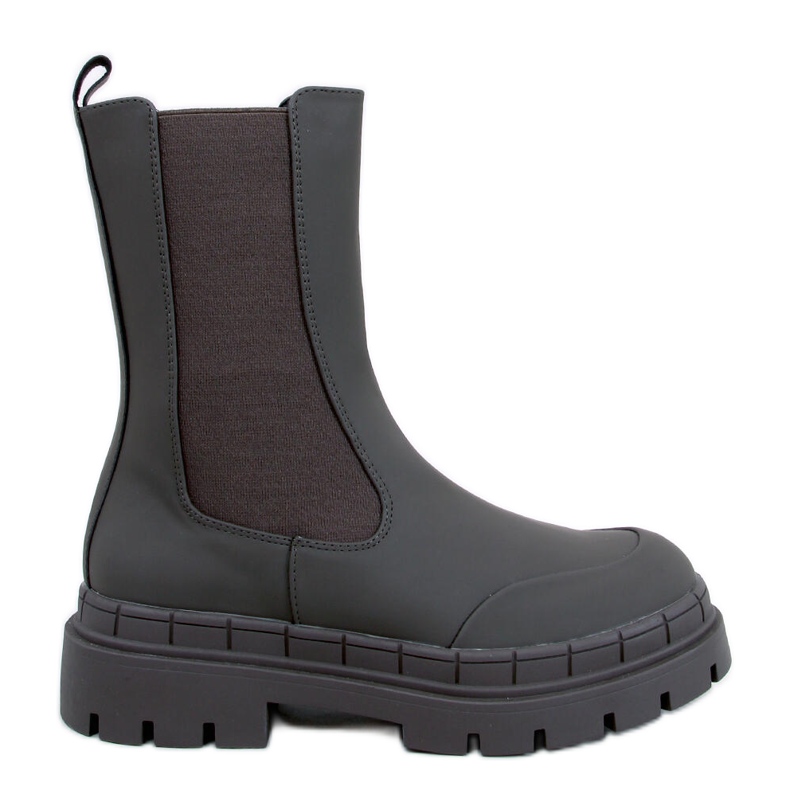 Cizme Chelsea înalte Faime Kaki verde