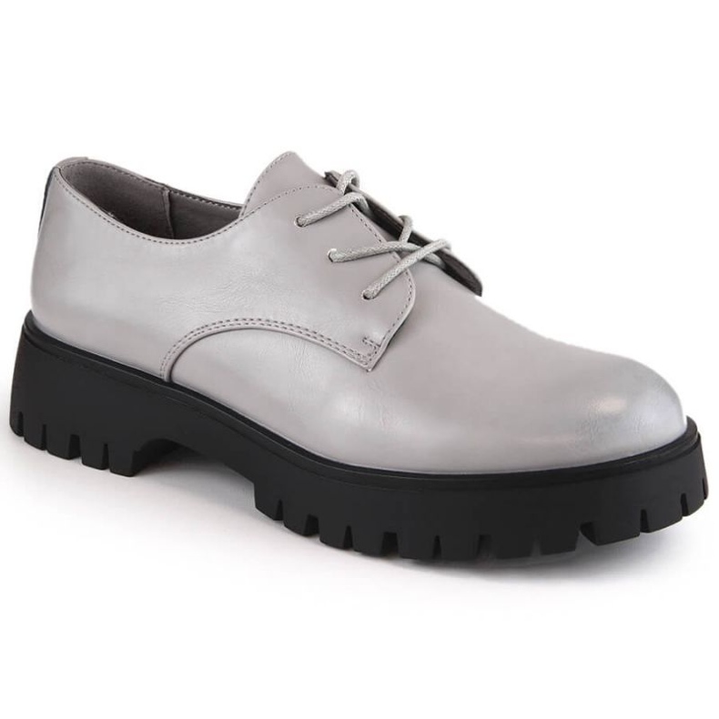 Pantofi oxford Sergio Leone W SK424B, gri