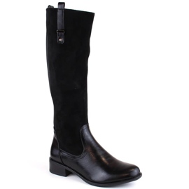 Cizme izolate Jezzi W JEZ410A, negre negru Cizme izolate Jezzi W JEZ410A, negre negru