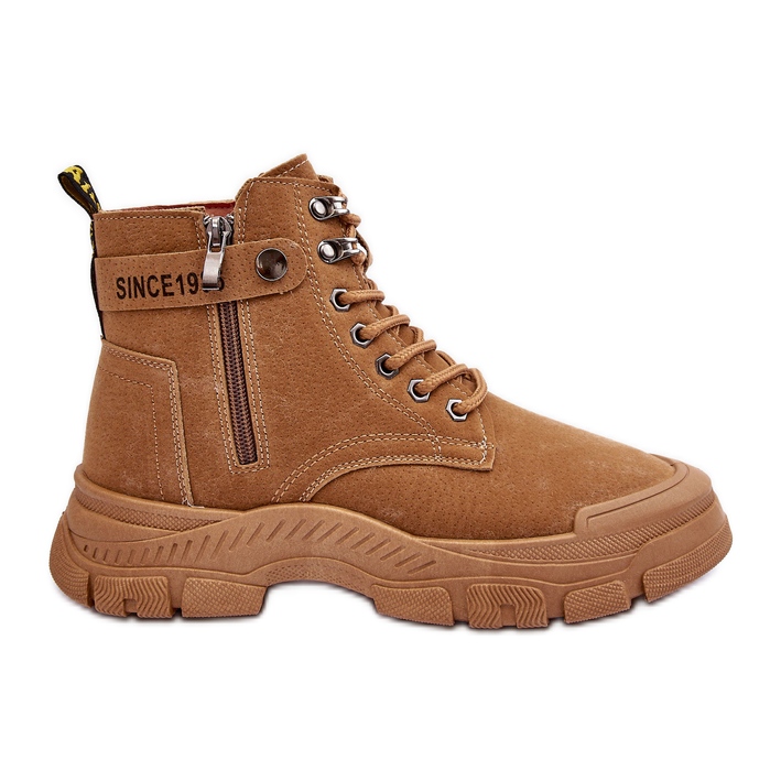 PS1 Ghete de dama din piele intoarsa Camel Jailina maro PS1 Ghete de dama din piele intoarsa Camel Jailina maro