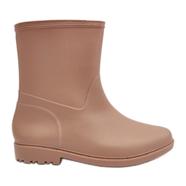 PS1 Ghete Clasice De Damă Slip-On Wellington Bej Solihia