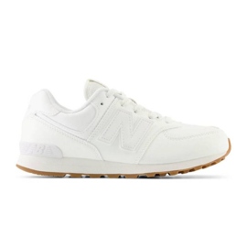 Pantofi New Balance Jr GC574NWW alb