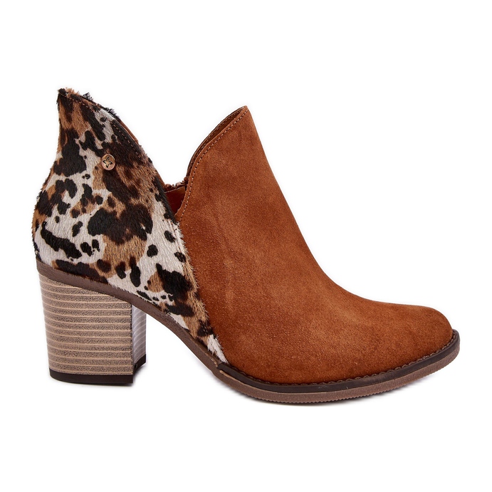 Botine de damă din piele Maciejka maro 04492-98 Botine de damă din piele Maciejka maro 04492-98