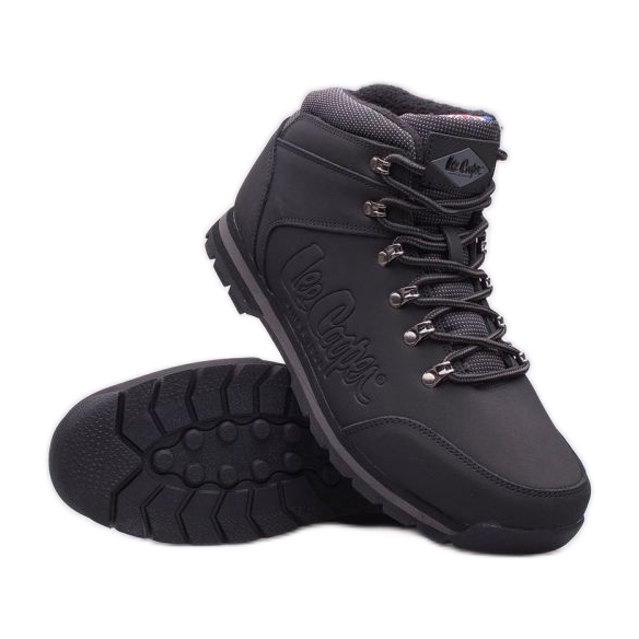 Pantofi pentru bărbați Lee Cooper M LCJ-21-01-0705M negru
