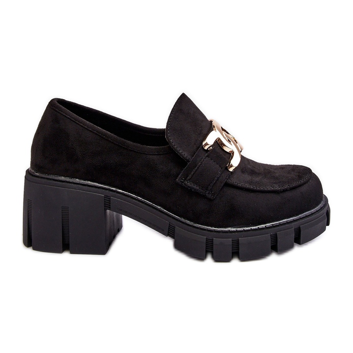 Vinceza Pantofi De Dama De piele intoarsa Cu Decorat, Rullenes Negru