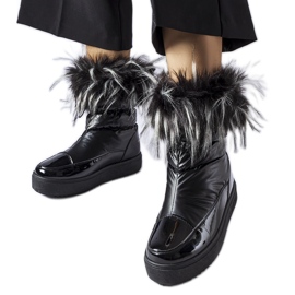 Big Star Cizme de zapada izolate negre MM274379 negru