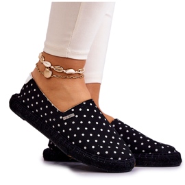Espadrile Big Star cu buline pentru damă JJ274867 Negru