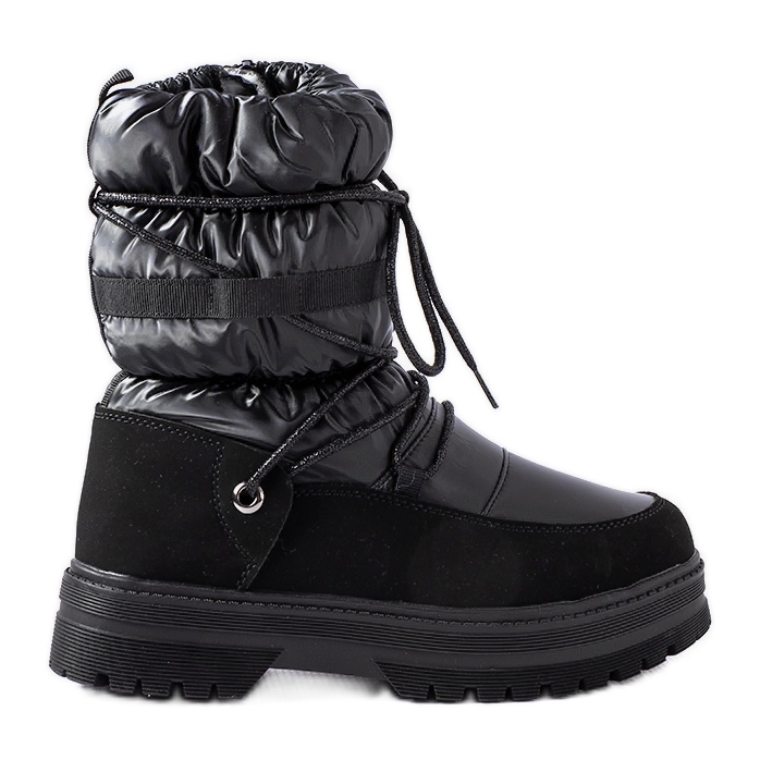 Inna Cizme de zăpadă pentru fete clasice negre Arzeno negru