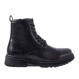 Cizme izolate negre Big Star MM174080 negru