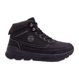 Pantofi Trekking Bărbați Black Big Star MM174016 negru Pantofi Trekking Bărbați Black Big Star MM174016 negru