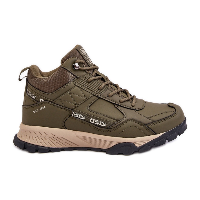 Pantofi de trekking izolați verzi Big Star MM174163 verde