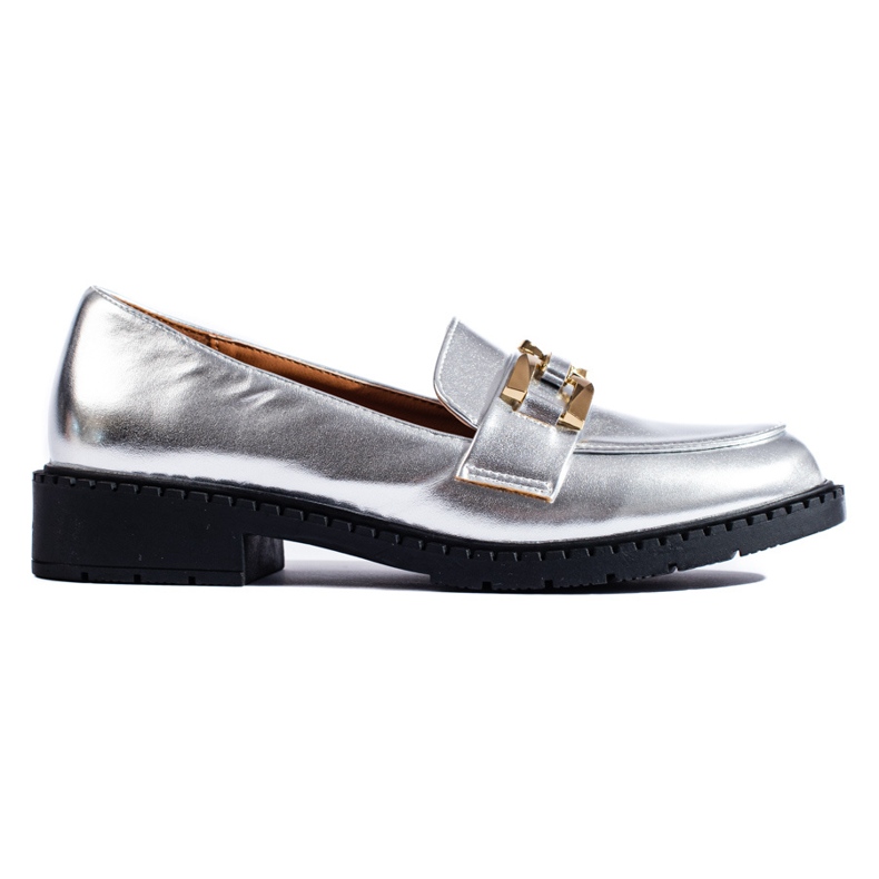 Pantofi de dama argintii Shelovet Pantofi de dama argintii Shelovet