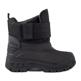 Cizme negre pentru zapada pentru copii Big Star MM374122 negru