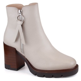 Botine izolate si platforma Vinceza W JAN256, bej Botine izolate si platforma Vinceza W JAN256, bej
