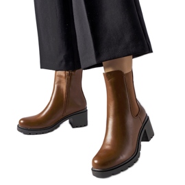 Botine clasice maro Carseggio Botine clasice maro Carseggio