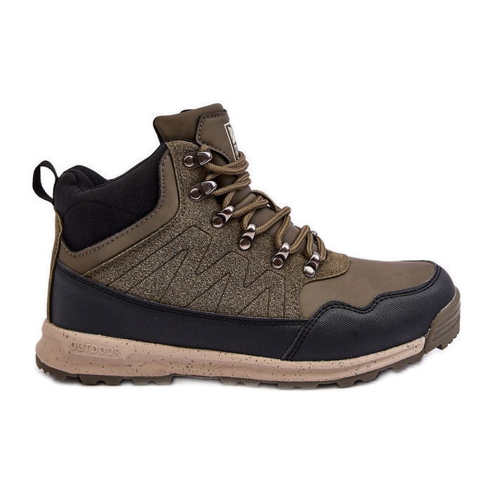 Ghete de trekking izolate de damă Kaki Big Star MM274480 verde