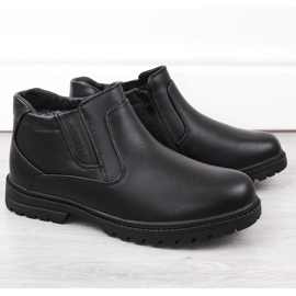 Atletico Cizme de bărbați, cizme Chelsea izolate, negru Man's Style WS-006 Atletico Cizme de bărbați, cizme Chelsea izolate, negru Man's Style WS-006