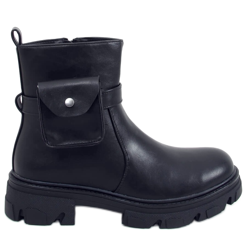 Botine Martel Black cu husă detașabilă negru Botine Martel Black cu husă detașabilă negru