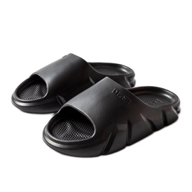 Șlapi Black Big Star LL274594 negru Șlapi Black Big Star LL274594 negru