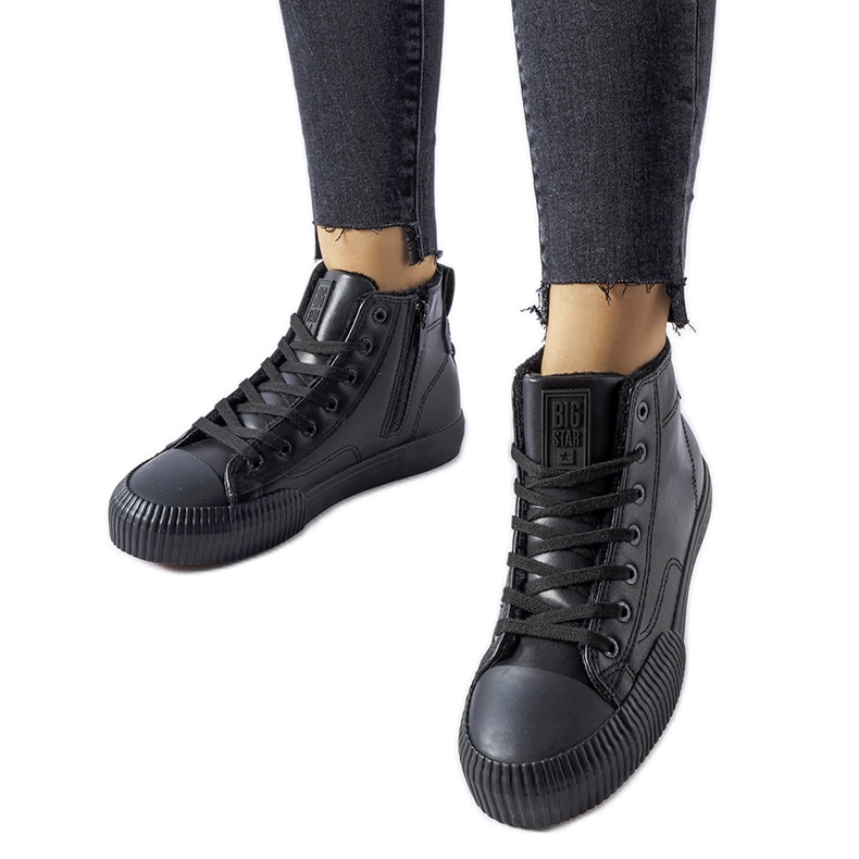 Tenisi izolați negri Big Star MM274020 negru