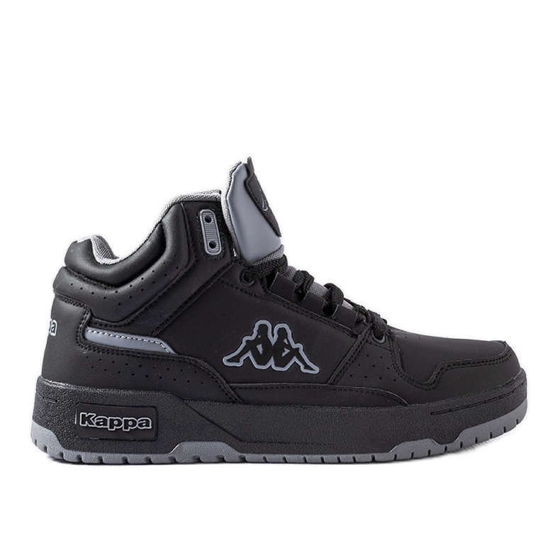 Pantofi unisex negri și gri Kappa 243316 Jonscha negru