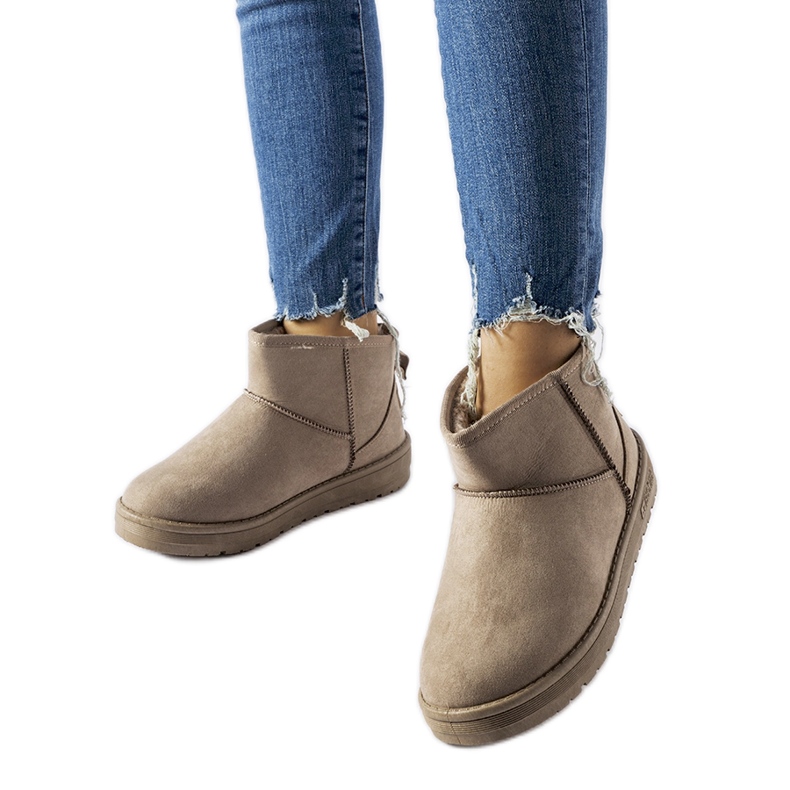 Cizme de zapada dama bej Big Star KK274294