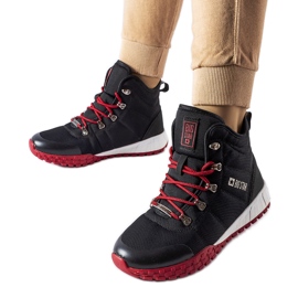 Pantofi negri pentru tineret Big Star KK274217 negru Pantofi negri pentru tineret Big Star KK274217 negru