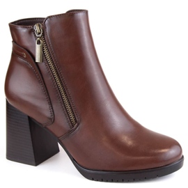 Botine izolate Sergio Leone W SK425B, maro
