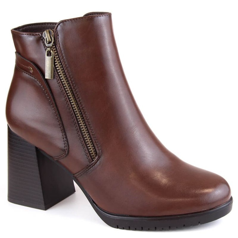 Botine izolate Sergio Leone W SK425B, maro