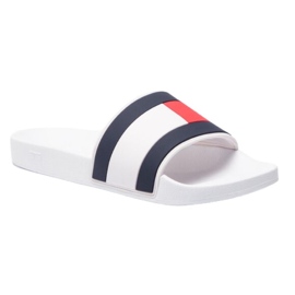 Slapi Tommy Hilfiger Essential Flag M FM0FM02327 alb Slapi Tommy Hilfiger Essential Flag M FM0FM02327 alb