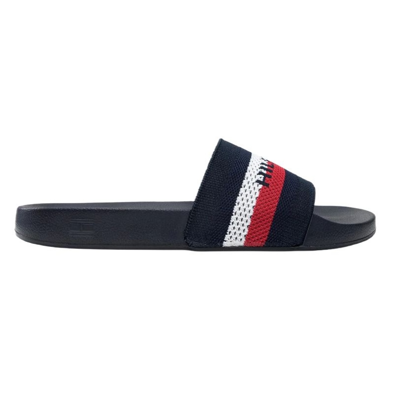 Șlapi Tommy Hilfiger Knited Pool Slide M FM0FM03642 albastru