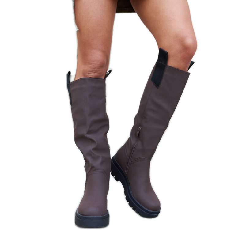 Cizme izolate Jayden maro mat Cizme izolate Jayden maro mat